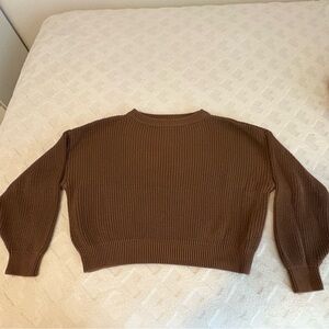 Brown brandy melville sweater